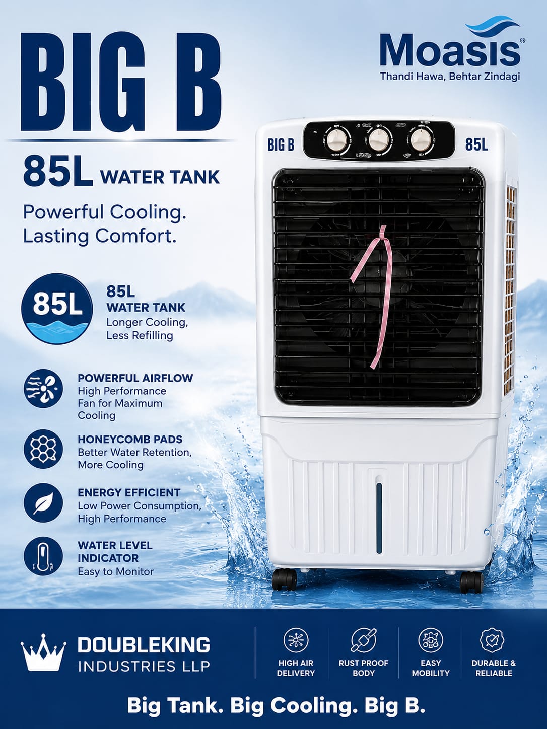 Big B 85L Air Cooler for Summer