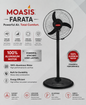 MOASIS Farata Pedestal Fan (Aluminium Motor)