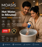 MOASIS 1500W Immersion Water Heater Rod